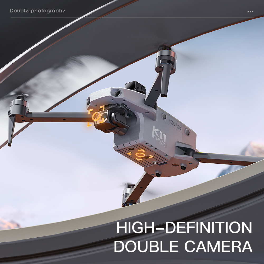 طائرة بدون طيار K11 توبرو بكام - مراجعة Drone Gimbal Mount وسعره