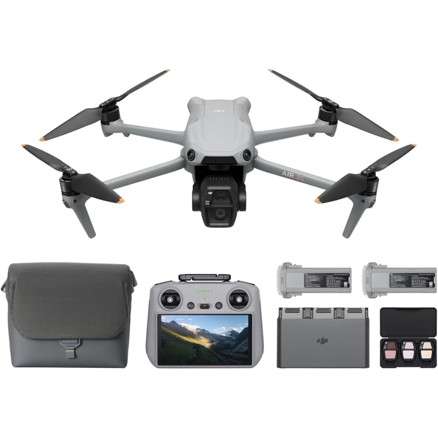 طائرة بدون طيار DJI Air 3S Fly - مراجعة Dji Drone Air 3 وسعره